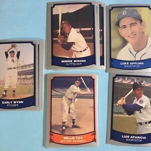 1988 Pacific Legend 5 Cards White SOX ,Minnie Minoso,L.Appling,Fox.Wynn +Aparico